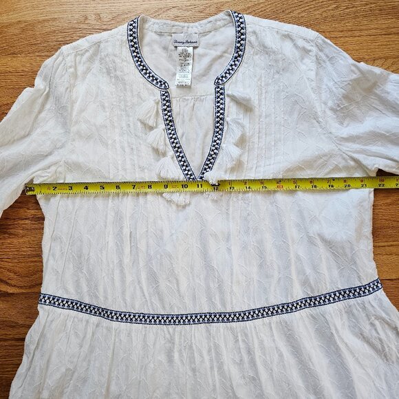 Tommy Bahama Tiered Summer Dress Large - Picture 6 of 9